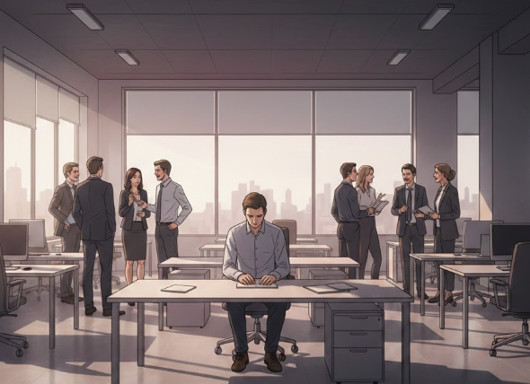 Bài viết về hiện tượng cô lập công sở (ostracism), các hình thức sa thải ngầm cận Tết và áp lực tâm lý khi bị biến thành "người thừa" tại nơi làm việc.